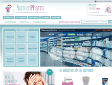 Tablet Screenshot of numeripharm.com